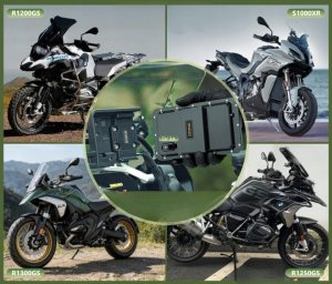 Carpuride Carpuride W602BS Pro Ekran motocyklowy BMW Wonder Wheel CarPlay 6,25" 6