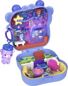 Mattel Polly Pocket Core Compact Blue-Beary Besties 2