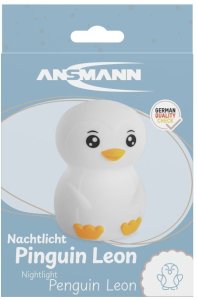 Lampka wtykowa do gniazdka Ansmann Lampka nocna Pingwin Leon aku USB-C 6