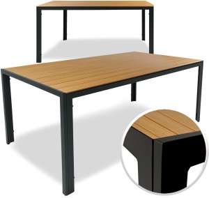 kontrast ALLEN-ST stół ogrodowy 70x70 polywood czarny taras balkon 2