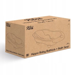 Dolu DOLU wanienka 85cm+leżaczek beż 7268 72689 2