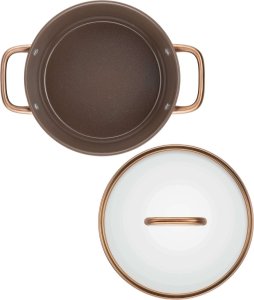 Zwilling ZWILLING Milano Stock Pot with Glass Lid 24 cm, Brown 5