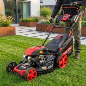 Kosiarka spalinowa Handy Kosiarka spalinowa 196cc z napędem 51cm 4w1 kosz 60L WERKBERG Garden 9