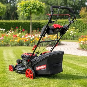 Kosiarka spalinowa Handy Kosiarka spalinowa 196cc z napędem 51cm 4w1 kosz 60L WERKBERG Garden 10