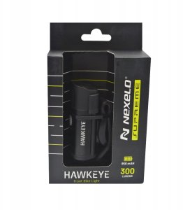 Nexelo Lampka rowerowa przód NEXELO SUPREME - HAWKEYE 300 lm USB 4