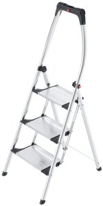 Hailo Hailo K100 TopLine 3 Step Ladder 2