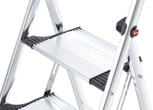Hailo Hailo K100 TopLine 3 Step Ladder 5
