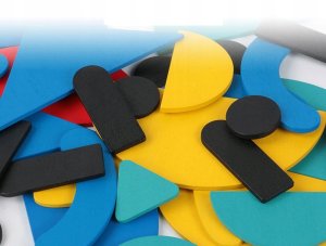 click4TOYS Drewniane Puzzle Układanka Gra Logiczna Montessori 4