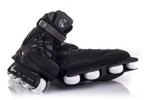 Rolki Nils Extreme Łyżworolki agresywne NA 2000S Czarne r. 41 5