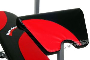 Hop-Sport Ławeczka z modlitewnikiem i wyciągiem + gryfy i obciążenia + gratisy uniw - 2000091021419 6