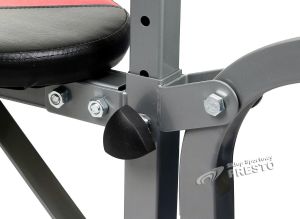 Hop-Sport Ławeczka z modlitewnikiem i wyciągiem + gryfy i obciążenia + gratisy uniw - 2000091021419 7