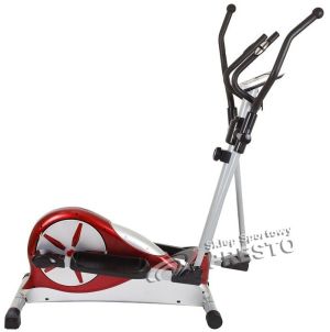 Orbitrek Hop-Sport Orbitek magnetyczny HS-40E + pas neoprenowy GRATIS! czerwono-srebrny 2