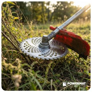 Powermat TARCZA WIDIOWA DO KOSY SPALINOWEJ DO KRZEWÓW GAŁĘZI PIŁA 40T 255X25,4mm 3