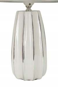 Lampa stołowa Belideco Lampa stołowa EMMI, ceramiczna, biała, Ø 30x45 cm 2