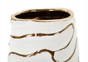 Lumarko Wazon ceramiczny LIA, biały, Ø 14,5x39,5 cm 2