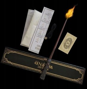 Anek Magiczna Różdżka Harry Potter Strzelająca Ogniem Idealny Cosplay 6