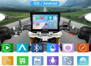 Radio samochodowe Canva Carpuride W702S Pro Ekran motocyklowy 7" CarPlay Android Auto BM05 BT 2