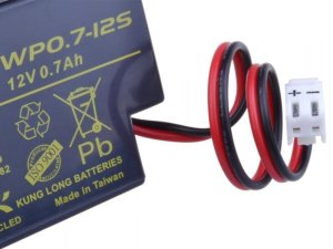 Akumulator Eneride Long 12V 0,7Ah akumulator kwasowo-ołowiowy JST 2