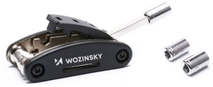 Wozinsky Zestaw narzędzi wielofunkcyjny 16w1 do naprawy serwisu roweru - czarny Zestaw narzędzi wielofunkcyjny 16w1 do naprawy serwisu roweru - czarny 6