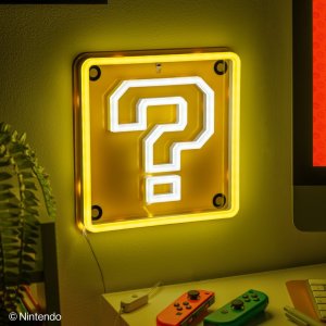 Paladone PALADONE Super Mario Neonowa Lamka Ścienna - Question Block 6