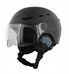 TnB Kask + szybka ochronna + nauszniki miejski rower hulajnoga skuter L 58-62 / Umhelmvsl (SB11504) 8
