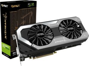 Karta graficzna Palit GeForce GTX 1070 Ti Jetstream 8GB GDDR5 (256 bit) DVI-D, HDMI, 3xDP, BOX (NE5107T015P2-1041J) 1