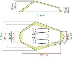Namiot turystyczny Coleman Namiot turystyczny Cobra 3 5.000 Coleman uniw - 3138522055004 2