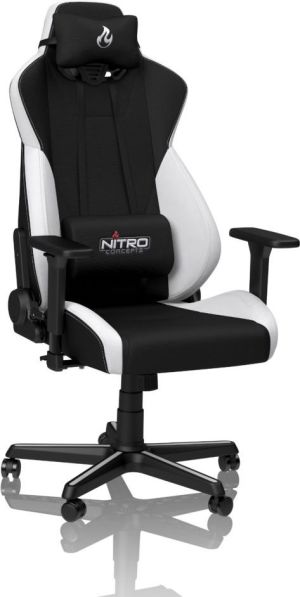 Fotel Nitro Concepts S300 czarno-biały (NC-S300-BW) 1