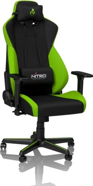 Fotel Nitro Concepts S300 czarno-zielony (NC-S300-BG) 1
