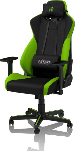Fotel Nitro Concepts S300 czarno-zielony (NC-S300-BG) 8