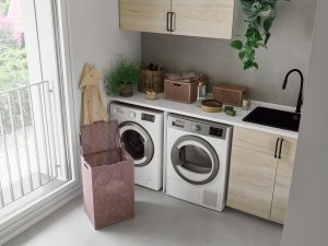 Kosz na pranie Curver CURVER Kosz na bieliznę KAYA 60L Różowy 6