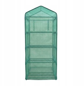 Majowo Mini szklarnia foliowa, 4 piętrowa, 68 x 49 x 158 cm 3