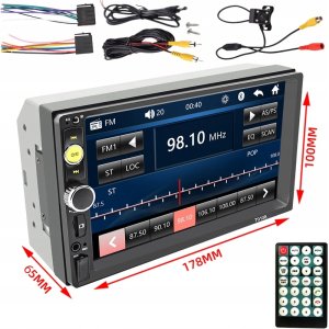 Radio samochodowe QIKtech QIKtech RADIO SAMOCHODOWE BLUETOOTH 2DIN USB DOTYKOWE 2
