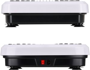 UNDERFIT Platforma wibracyjna White masaż Bluetooth głośnik fitness 8