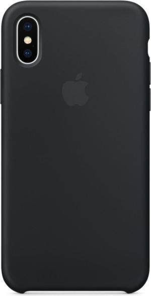 Apple iPhone X Silicone Case czarne (MQT12ZM/A) 1