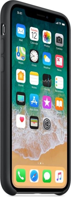 Apple iPhone X Silicone Case czarne (MQT12ZM/A) 2