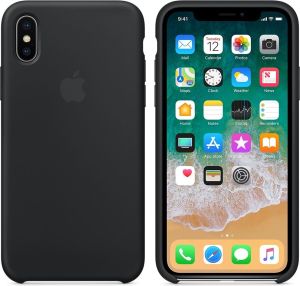 Apple iPhone X Silicone Case czarne (MQT12ZM/A) 3