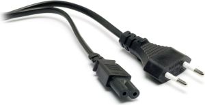 Kabel zasilający G&BL C7/EURO 250V 10A 1.8m czarny (400) 1