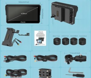 Radio samochodowe Canva Carpuride W602S Pro Ekran motocyklowy BM05 CarPlay Android Auto 6'' (B0FY5X2M6N) 11