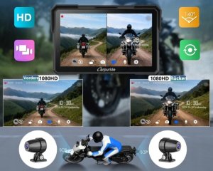 Radio samochodowe Canva Carpuride W702 Plus Ekran motocyklowy 7" CarPlay BT Audio Wodoszczelny 8