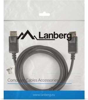 Kabel Lanberg DisplayPort - DisplayPort 1.8m czarny (CA-DPDP-10CC-0018-BK) 2