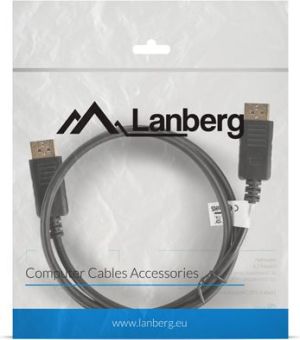 Kabel Lanberg DisplayPort - DisplayPort 1m czarny (CA-DPDP-10CC-0010-BK) 2
