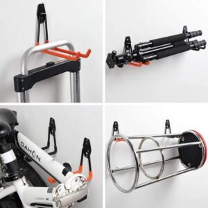 ER4 Uchwyty ścienne haki garażowe wieszaki na rower przewody narzędzia 12szt (5907190140095) 3