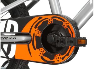 Kross Rower dziecięcy Kross Racer 4.0 16 cali srebrny biało pomarańczowy 16" 4