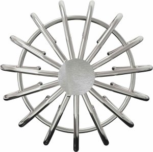vidaXL Osłona na liście rynny 2 pcs srebrny 110 mm Stal nierdzewna 6