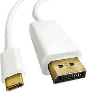 Kabel USB Qoltec USB-C - 1 m Biały (50412) 1