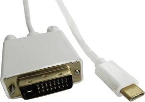 Kabel USB Qoltec USB-C - 1 m Biały (50416) 1