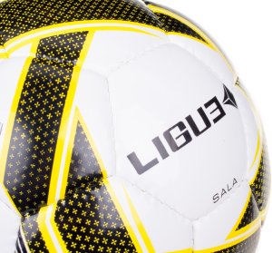 Ligue Piłka halowa futsal Sala official 62 cm white-black-yellow 5 2