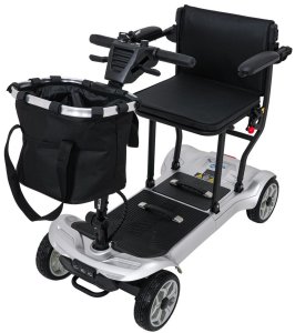 E-GOO Skuter Elektryczny Czterokołowy dla Seniorów EasyGo Szary Edukamp 11