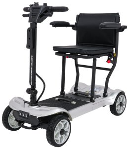 E-GOO Skuter Elektryczny Czterokołowy dla Seniorów EasyGo Szary Edukamp 30